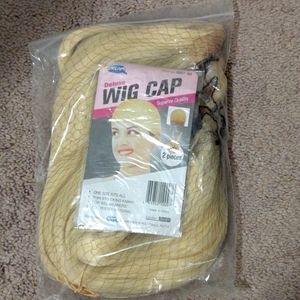 24" long synthetic blonde cosplay wig